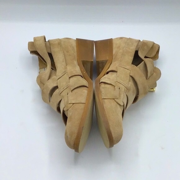 House of Harlow 1960 Amy Cut Out Suede Sand Boot 7. - Picture 8 of 14